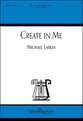 Create in Me SATB choral sheet music cover